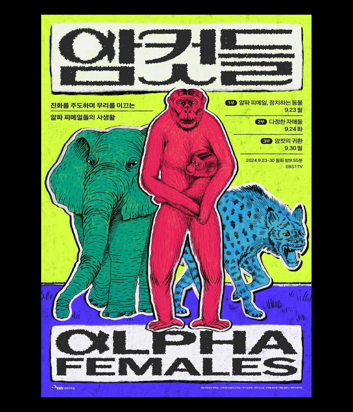 EBS 다큐프라임 암컷들 Alpha Females